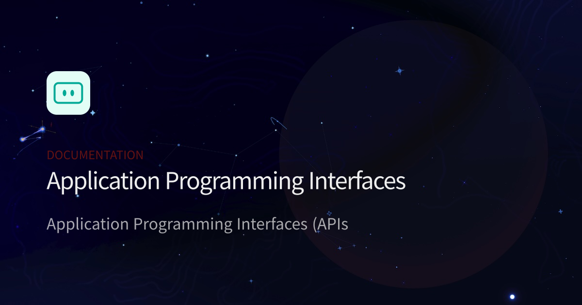 Application Programming Interfaces