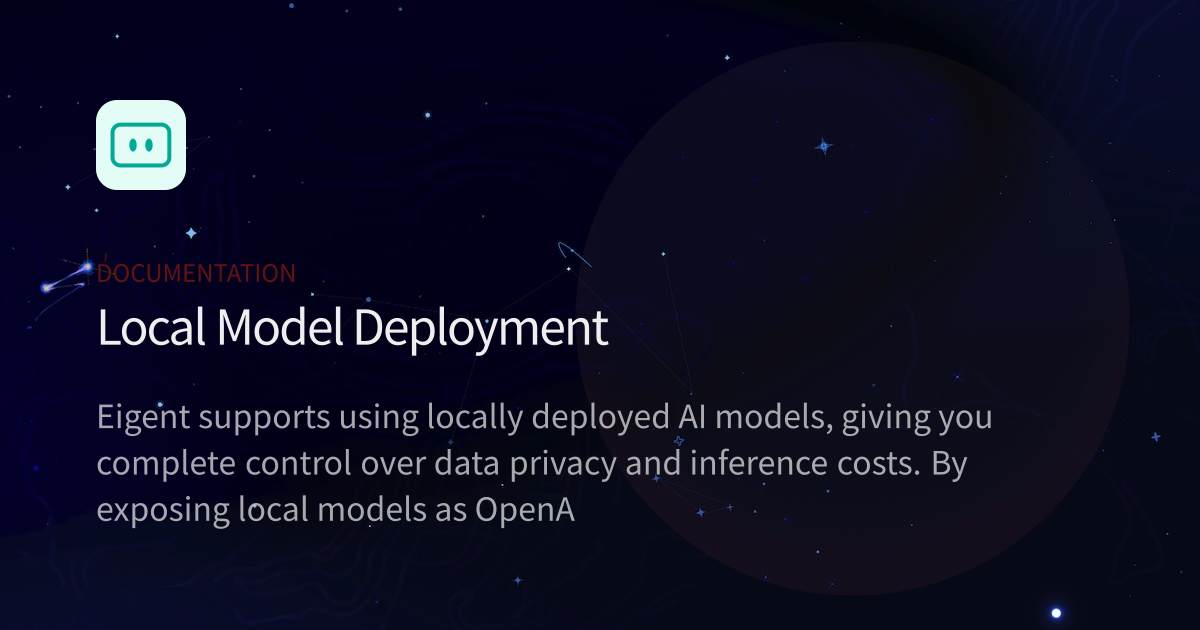 Local Model Local Model Deployment